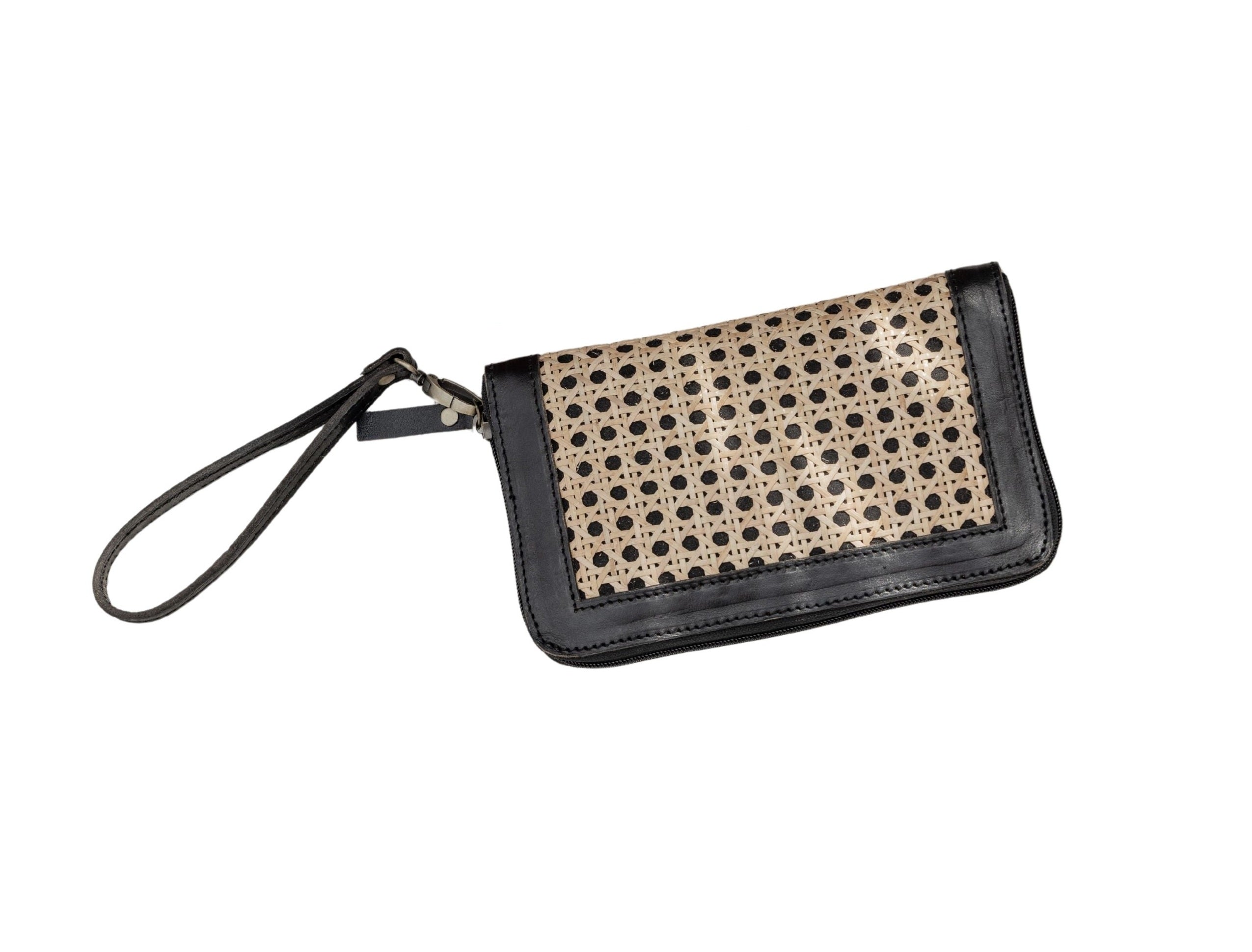 Raja Leather and Cane Wallet