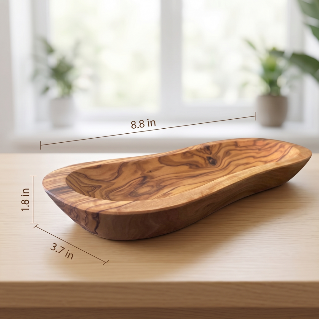 Mediterranean Olive Wood Multi-Purpose Bowl