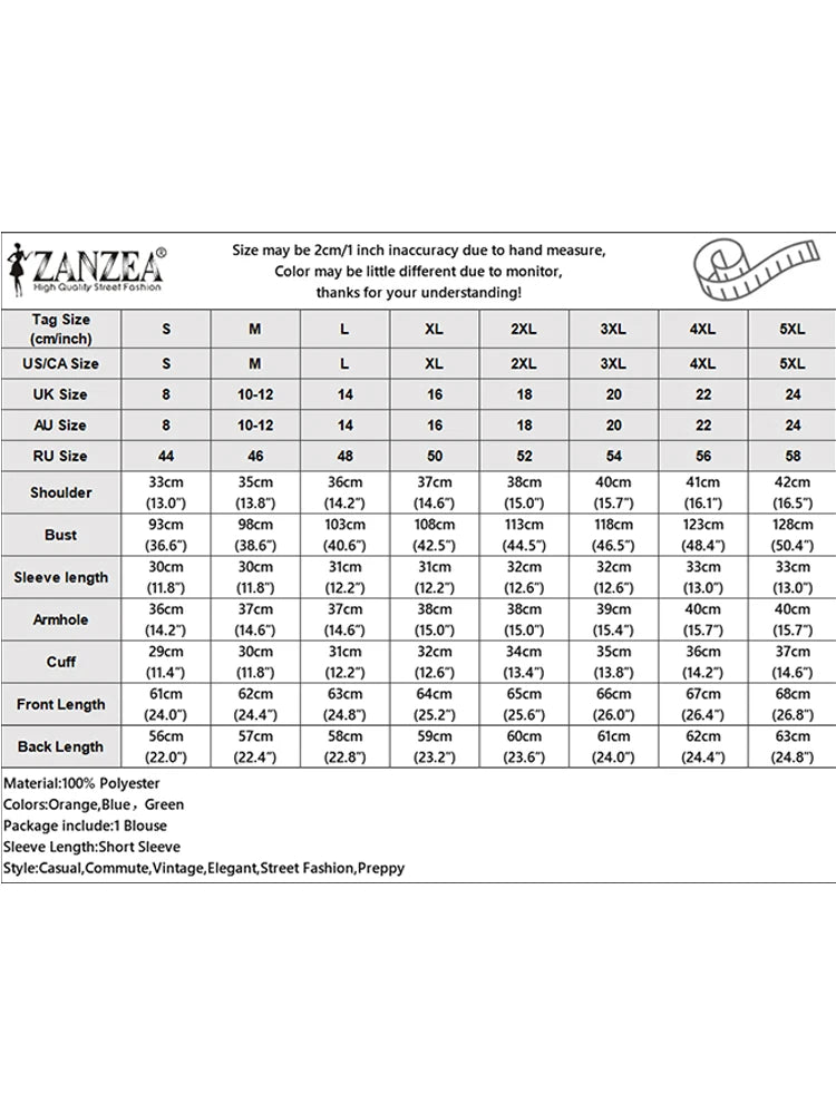 2025 Summer Floral Print Blouses ZANZEA Women Bohemain Shirts O-Neck Short Puff Sleeve Work Blusas Stylish Casual Holiday Tops