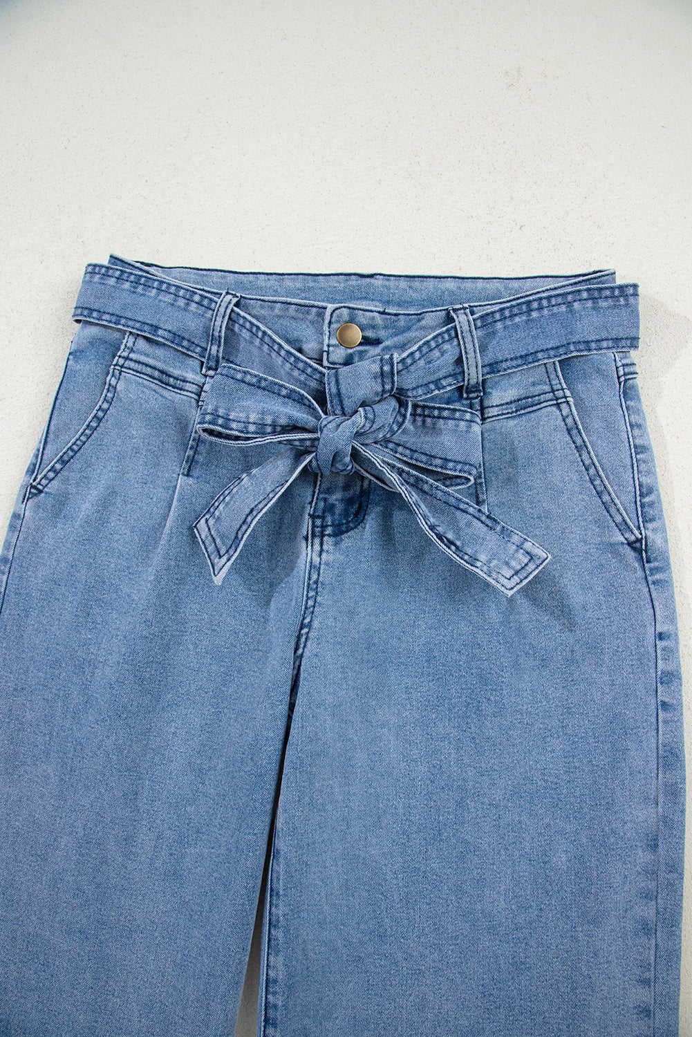 Ava Sash Wide Leg Jeans